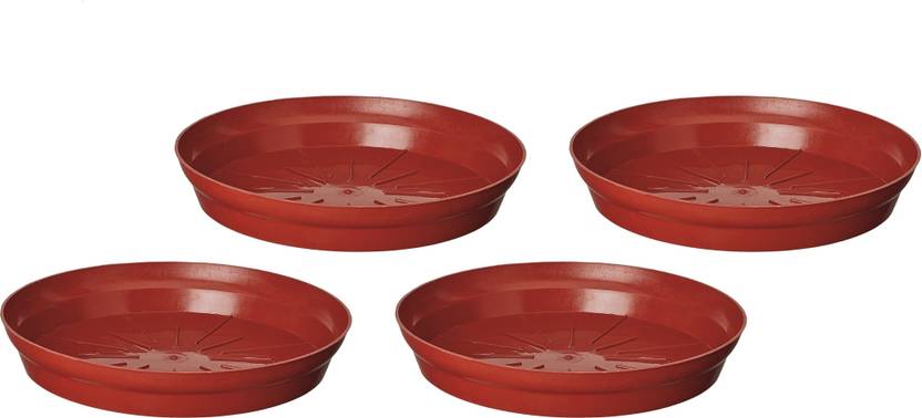 Besttrader 8 Inches Wide Premium Quality Saucer Base Tray for Pots Plant Container Set