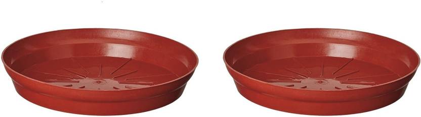 Besttrader 8 Inches Wide Premium Quality Saucer Base Tray for Pots Plant Container Set