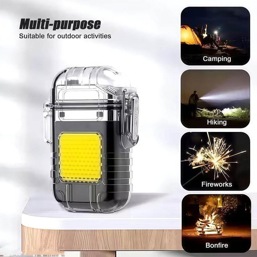 MJ Hub Flashlight With Lighter Pocket Lighter - Image 8