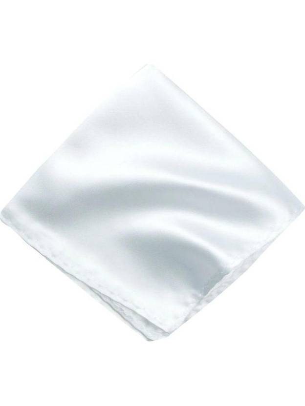 GREYKNOT Solid Satin Blend Pocket Square