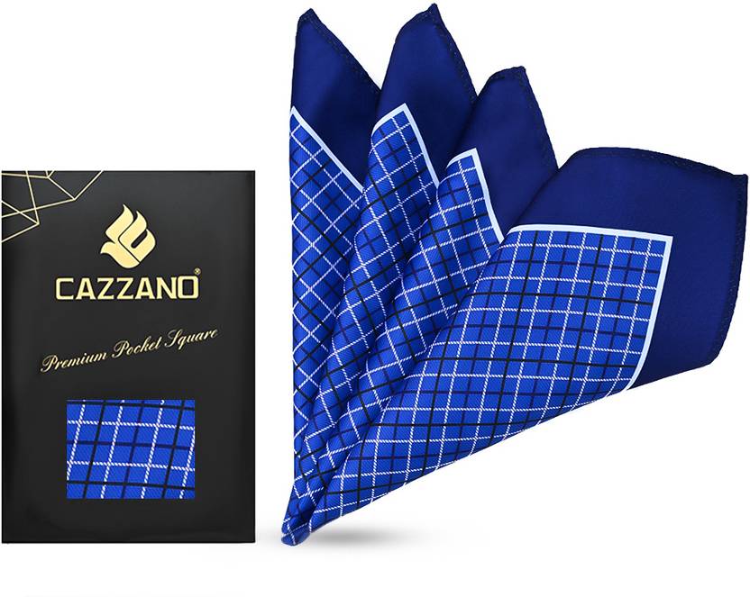 Cazzano Striped Cotton Blend Pocket Square