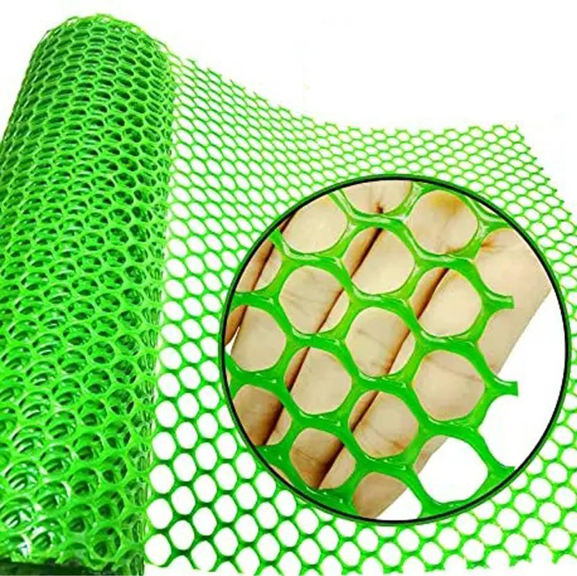 WNE Jaliwale Garden Fencing Net Green color_pvc net for garden 3FT ...