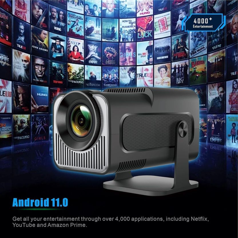 AVIER HY320 4K Android 13 Portable Projector 2GB/16GB - Image 6