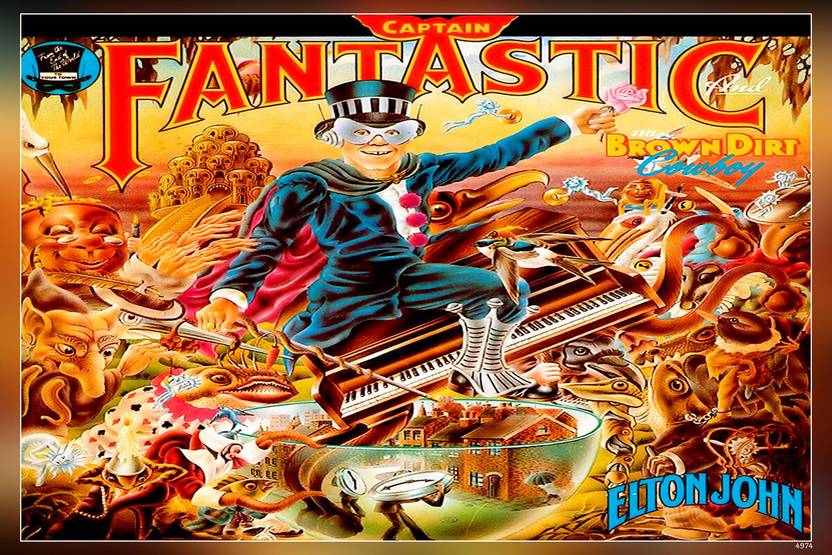 Elton John Captain Fantastic And The Brown Dirt Cowboy Poster