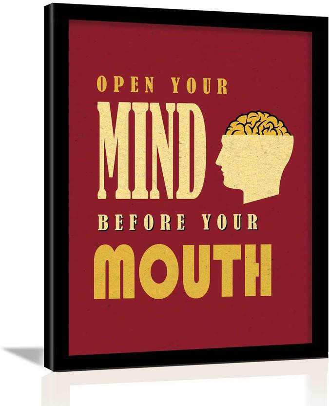 Motivational Quotes Frame for Office Wall School Study Room