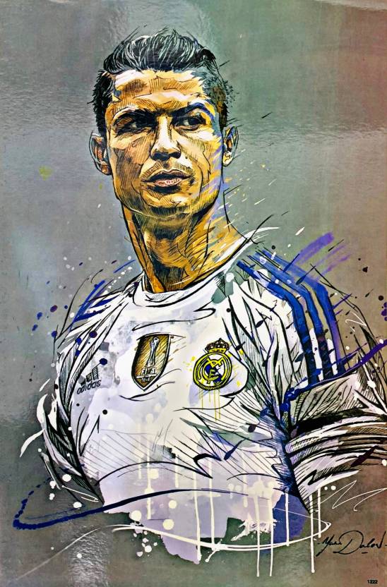 CRISTIANO RONALDO WALL POSTER Paper Print - Sports posters in India ...