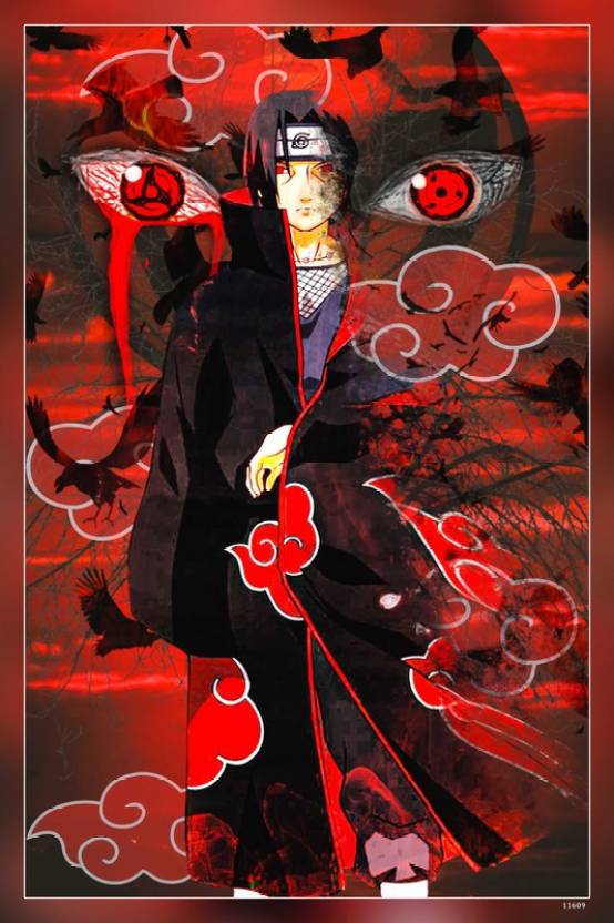 Itachi Uchiha Akatsuki Mangakyou Mangakyou Sharingan Naruto Sasuke ...