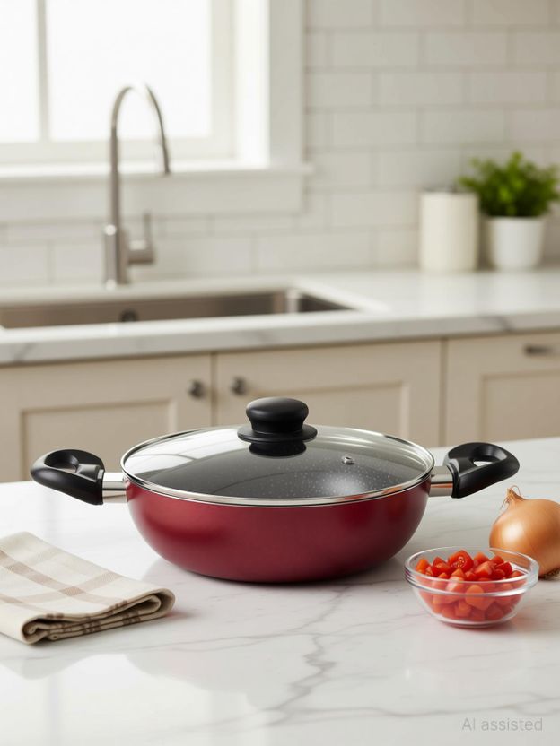 Prestige Omega Marble Kadhai 24 cm, 2.3L - Image 3