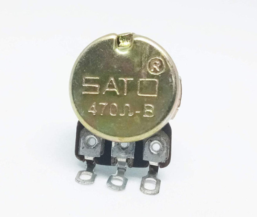 Potentiomètre 470 Ohm Linéaire Axe 6 – Modèle à Souder Neuf – Marque Radiom Ou Similaire