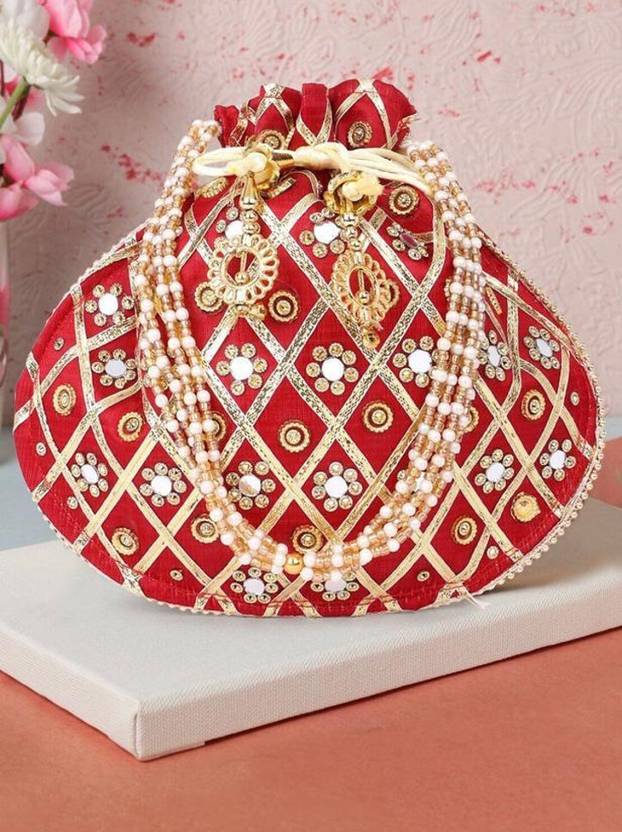 byra Women Red Potli