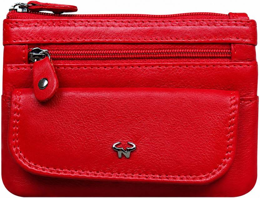 Calfnero Women Red Coin Purse
