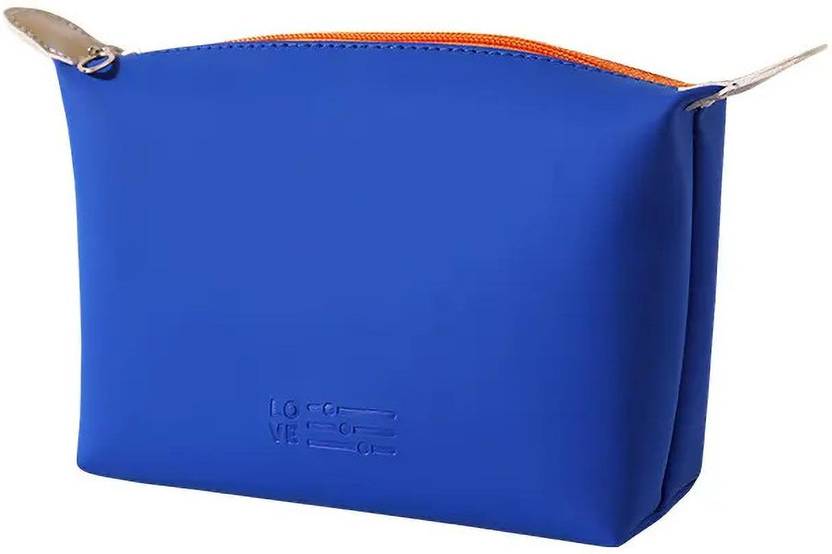 SKYTONE Girl Blue Cosmetic Bag Cosmetic Bag Blue Price in India