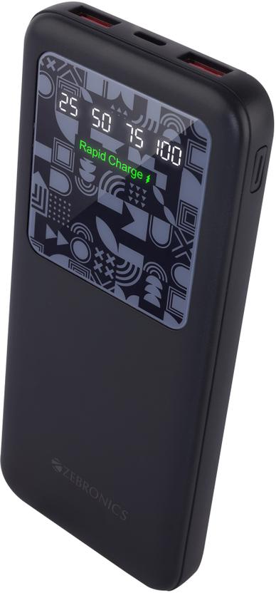 ZEBRONICS 10000 mAh 22.5 W Slim Power Bank