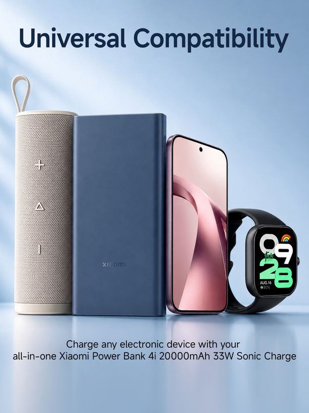 Mi 20000 mAh 33W Power Bank Black - Image 6