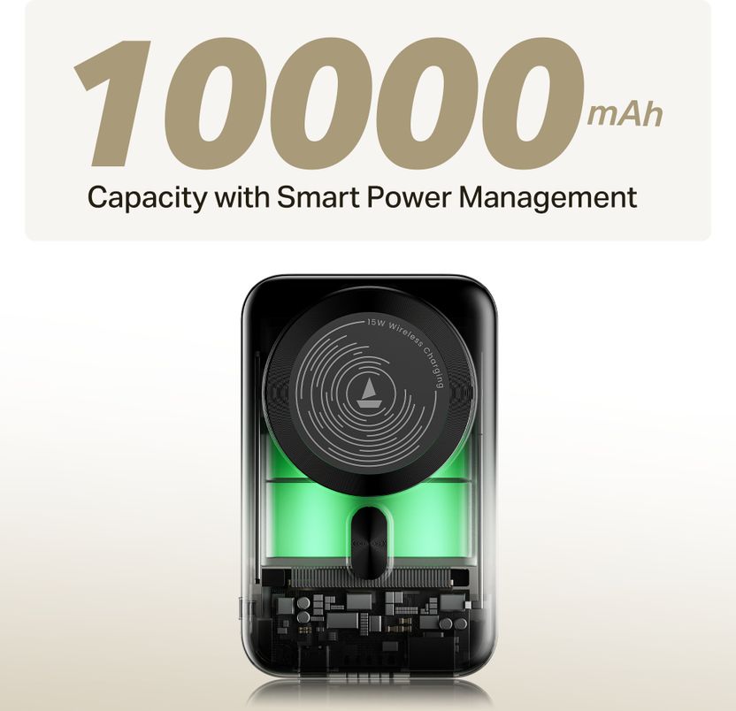 boAt 10000 mAh 22.5 W Wired & Wireless Power Bank - Image 8