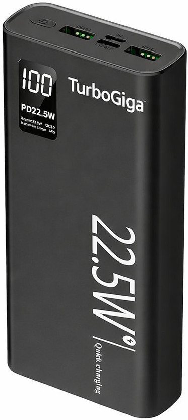 TURBOGIGA 50000 mAh 22.5 W Ultra Compact Pocket Size Power Bank