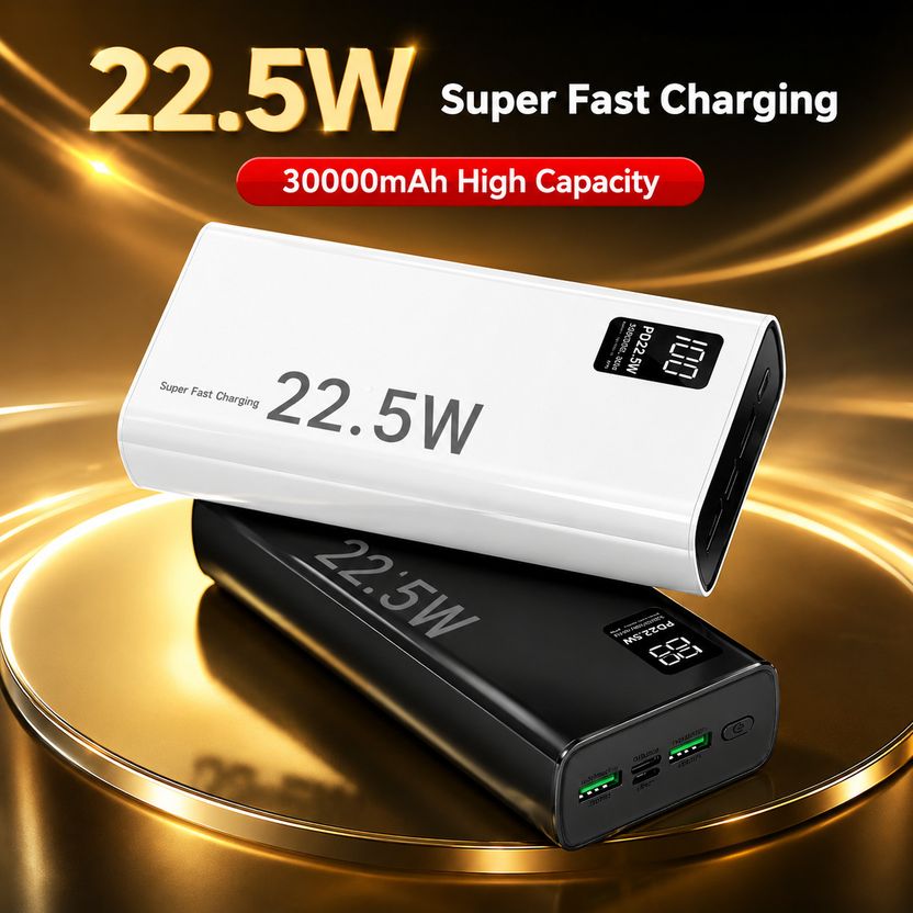 OCEAN MATE 40000 mAh 22W Power Bank White - Image 4