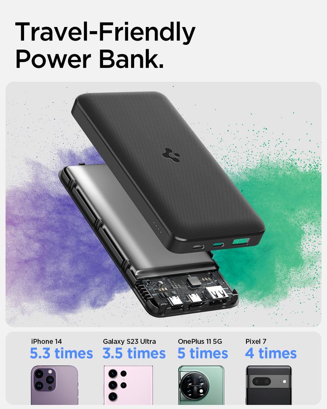 Spigen 20000 mAh 30W Power Bank Black - Image 4