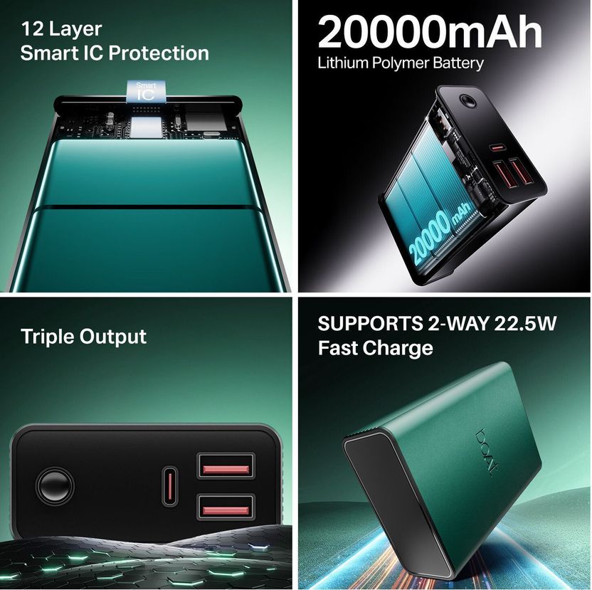 boAt 20000 mAh 22.5W Compact Pocket Power Bank - Image 2