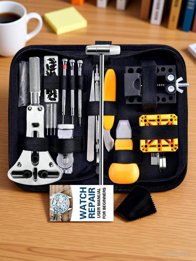 Bluedeal 187Pcs Watch Tool Kit with Watch Link Pin Remover Tools and Watch Hand Tool Kit