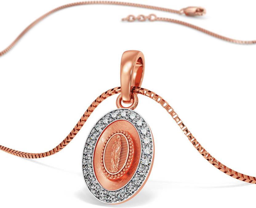 Joyalukkas Sacred Mary Gold Pendant 18kt Yellow Gold Pendant