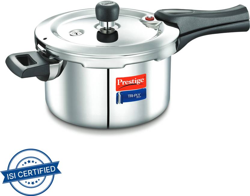 Prestige Svachh Triply 3 L Outer Lid Induction Bottom Pressure Cooker