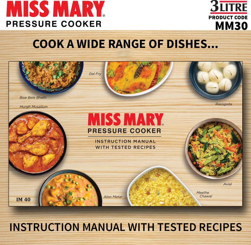 Hawkins Miss Mary (MM30) 3 L Pressure Cooker - Image 9
