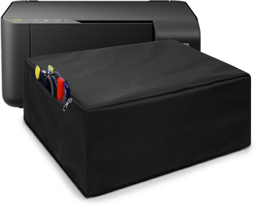 Alifiya Dust Proof Washable Printer Cover for Epson L1250 All-in-One Printer - Black Printer Cover