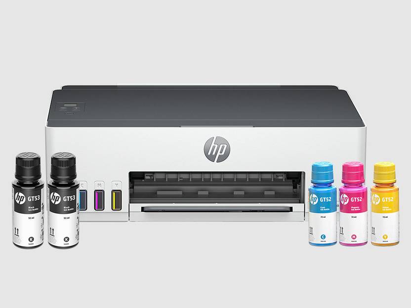 HP Smart Tank 210 Single Function WiFi Color Ink Tank Printer with 1 ...