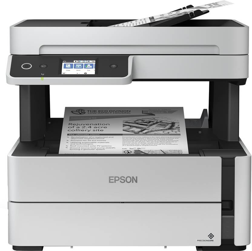 Epson EcoTank M3180 Multifunction WiFi Monochrome Ink Tank Printer (Black Page Cost 15 Paise