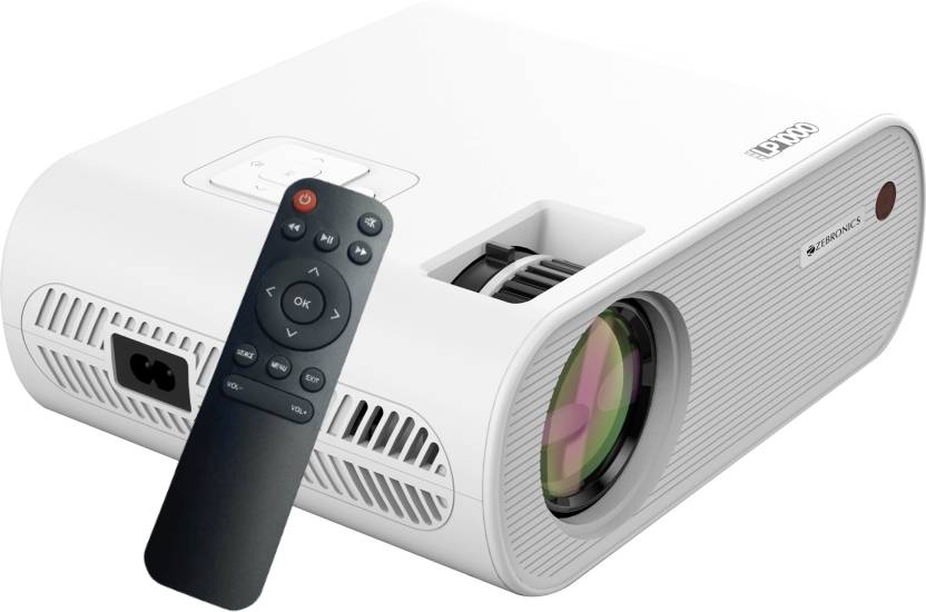 For 8549/-(57% Off) ZEBRONICS ZEB-LP1000 (3300 lm / Remote Controller) Portable Full HD 1080p Projector at Flipkart