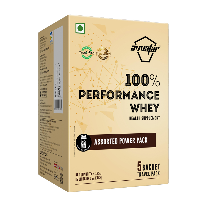 Avvatar 100% Performance Sachet Whey Protein