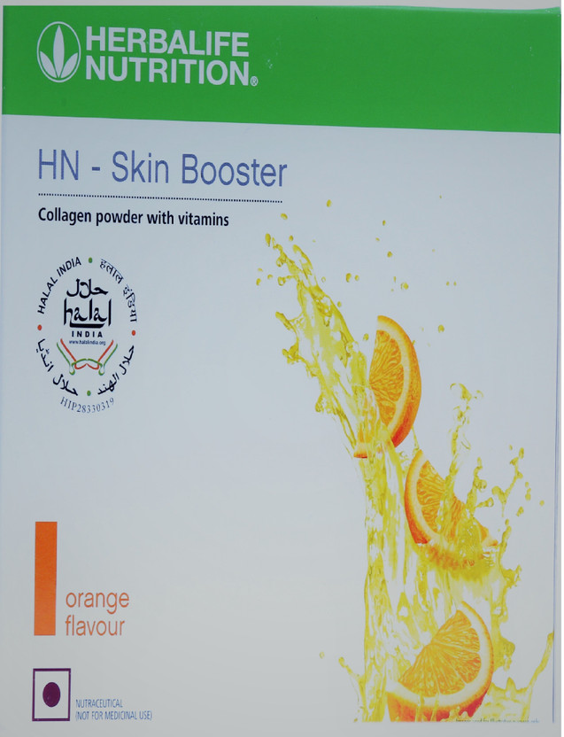 HERBALIFE Skin Booster Collagen Drink Mix-Orange Flavour For