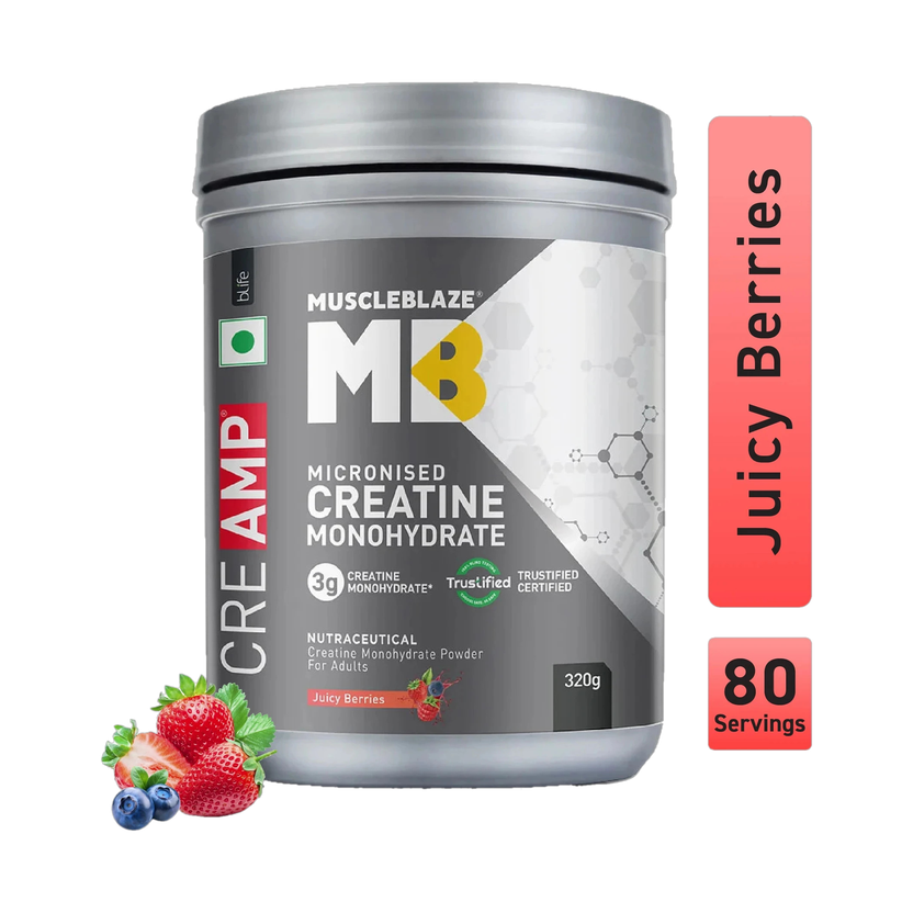 MUSCLEBLAZE Micronised Creatine Monohydrate 120g - Image 8