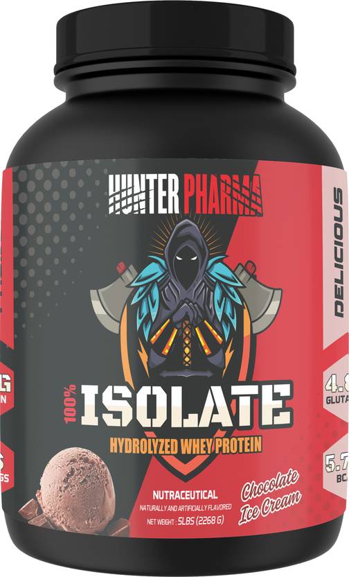 HUNTER PHARMA HUNTER ISOLATE PROTEIN CHOCOLATE ICE CREAM Whey Protein