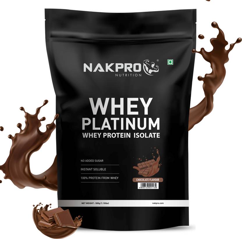 Nakpro PLATINUM 100 Whey Protein Isolate Supplement Powder Whey