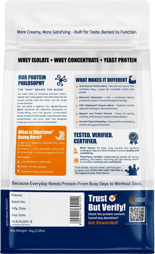 AS-IT-IS Nutrition ATOM PWR Whey XL 1 kg - Image 5