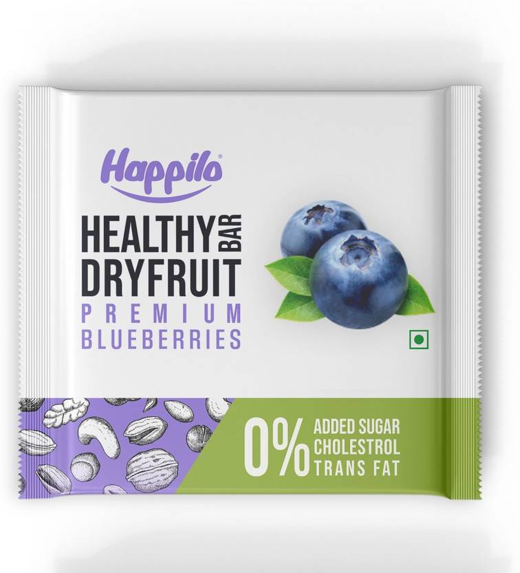 Happilo Premium Blueberries Healthy Mini Dry Fruit Bar Nutrition Bars