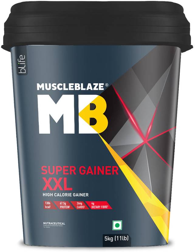 MUSCLEBLAZE Super xxl Weight Gainers/Mass Gainers Price in India Buy