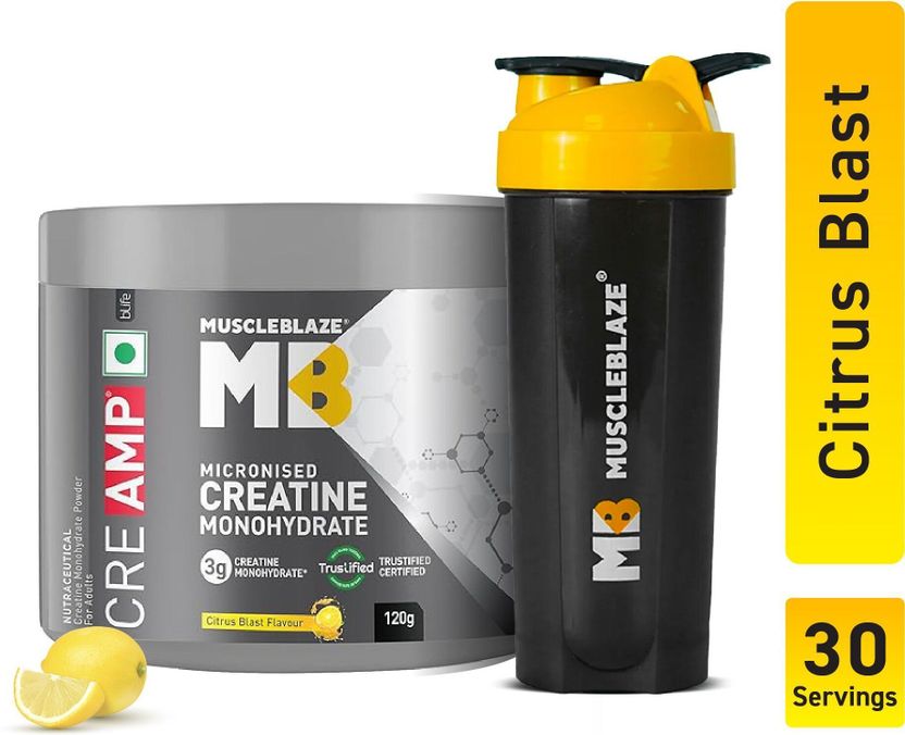 MUSCLEBLAZE Micronised Creatine Monohydrate 120g - Image 7