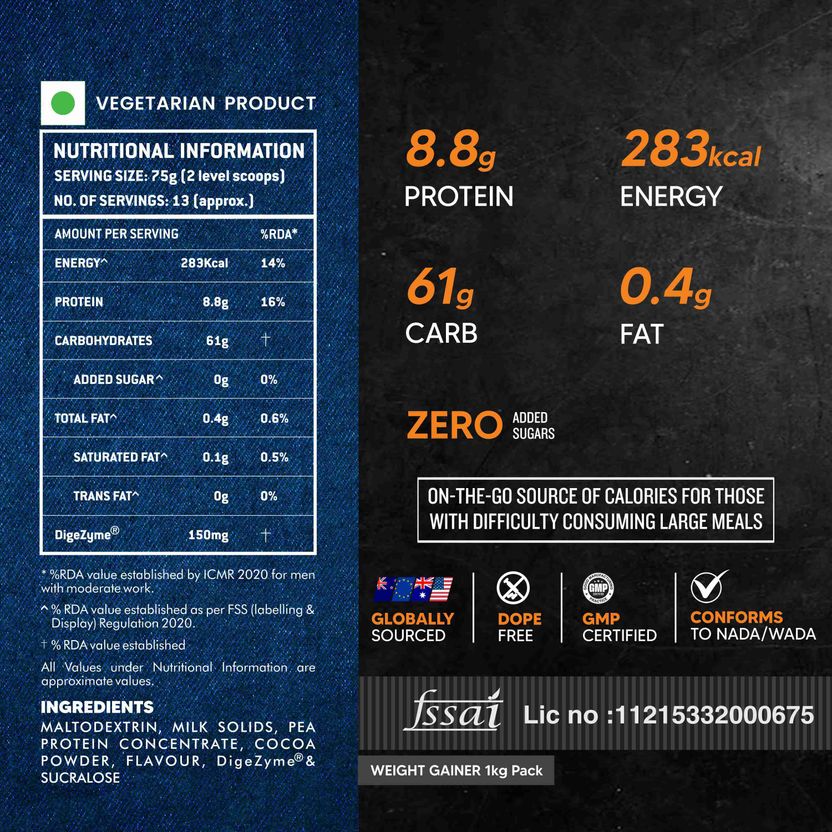AS-IT-IS Nutrition ATOM PWR Weight Gainer - Image 6