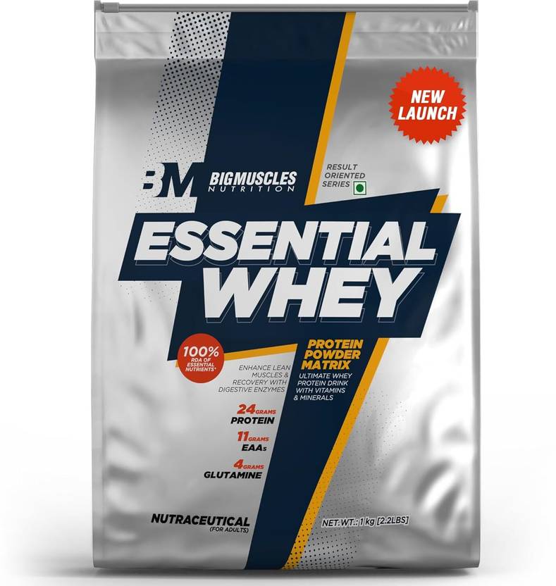 BIGMUSCLES NUTRITION Essential 24g Protein with Digestive Enzymes