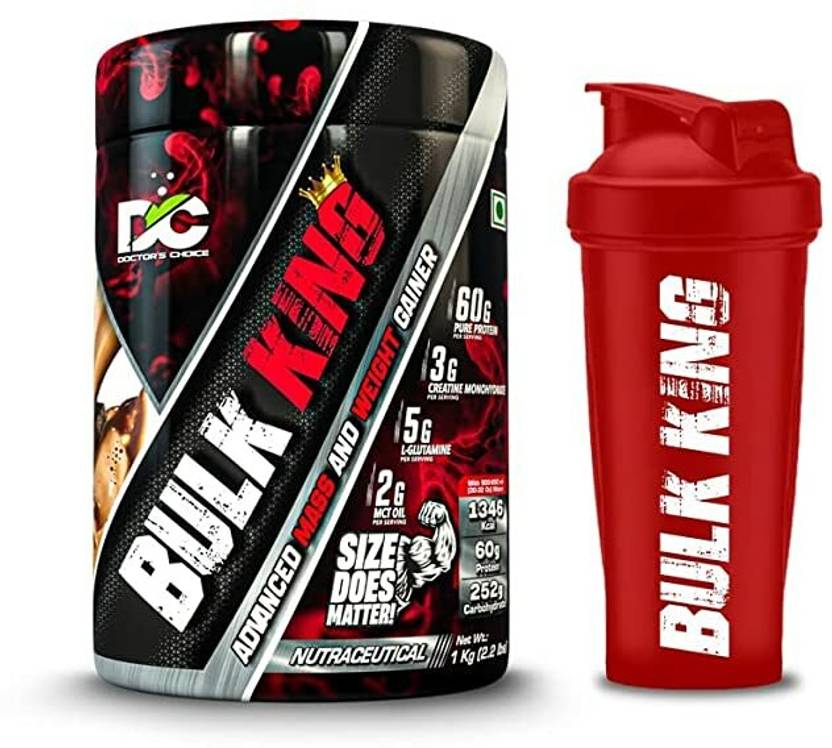 DOCTOR'S CHOICE Bulk King Advanced Weight Gainers/Mass Gainers Price in