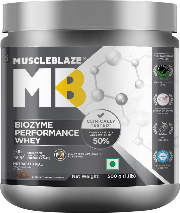 MUSCLEBLAZE Biozyme Performance, Informed Choice UK & Labdoor USA