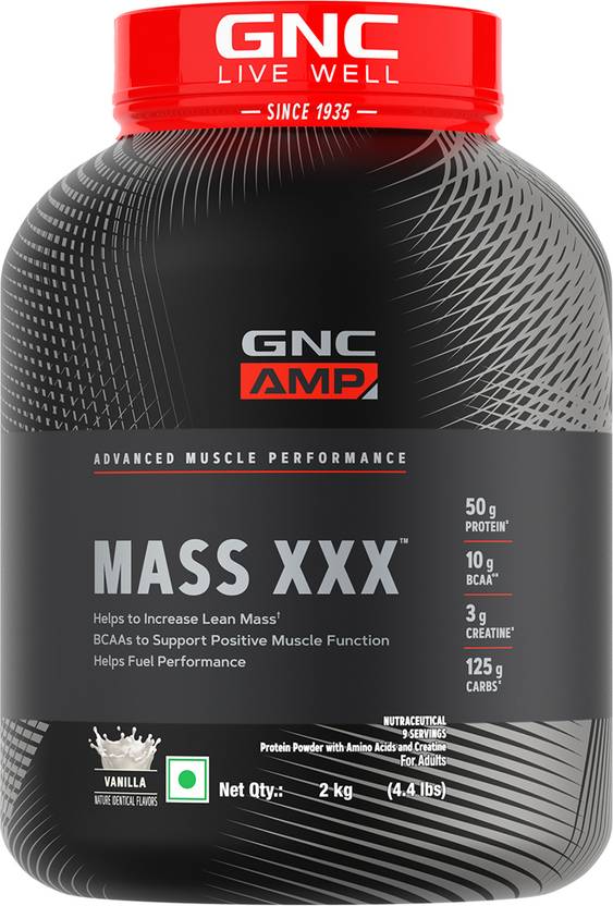 GNC AMP Amplified Mass XXX with Branched Chain Amino Acids & Creatine
