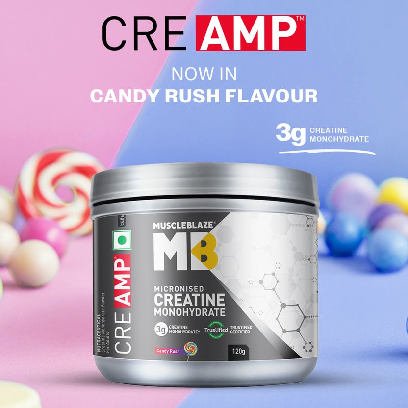 MUSCLEBLAZE Micronised Creatine Monohydrate 120g - Image 2