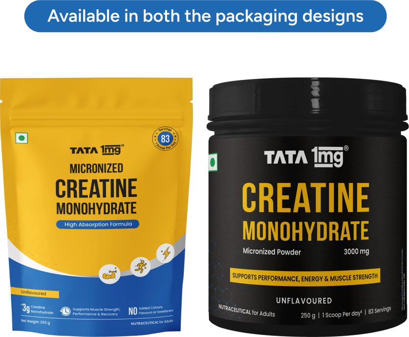 TATA 1mg Creatine Monohydrate 2X Micronized - Image 2