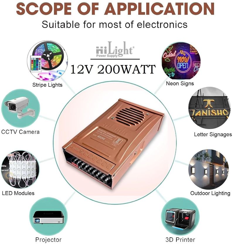 3REE QUALITY 200W 12V SMPS - Image 3