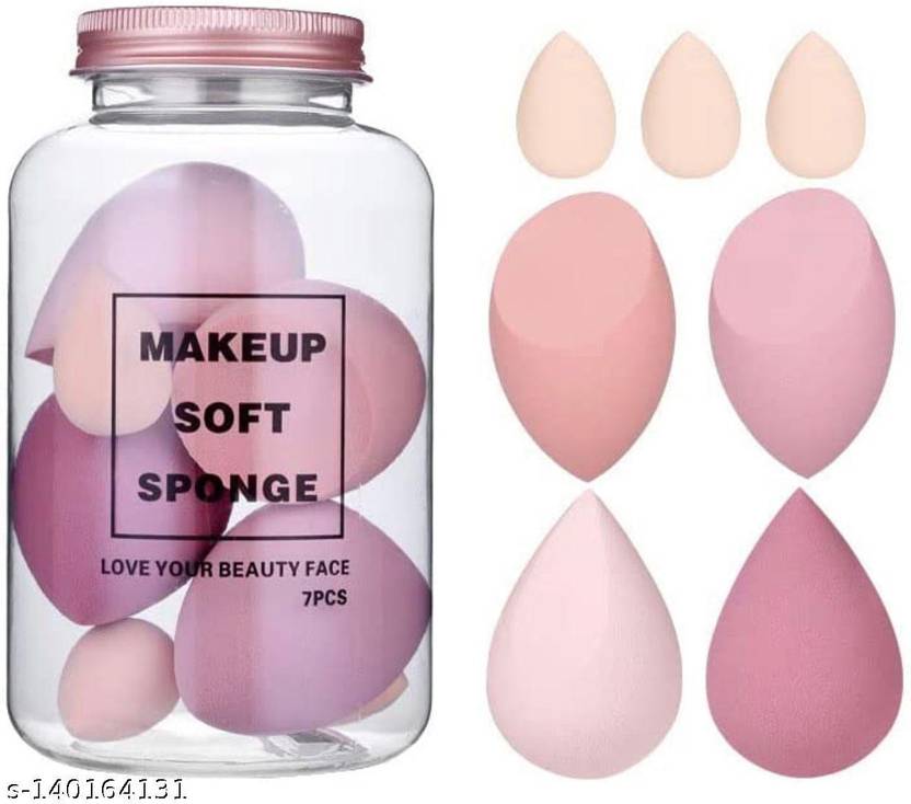 house of common 7pcs Beauty Puff Sponge Blender With Jar