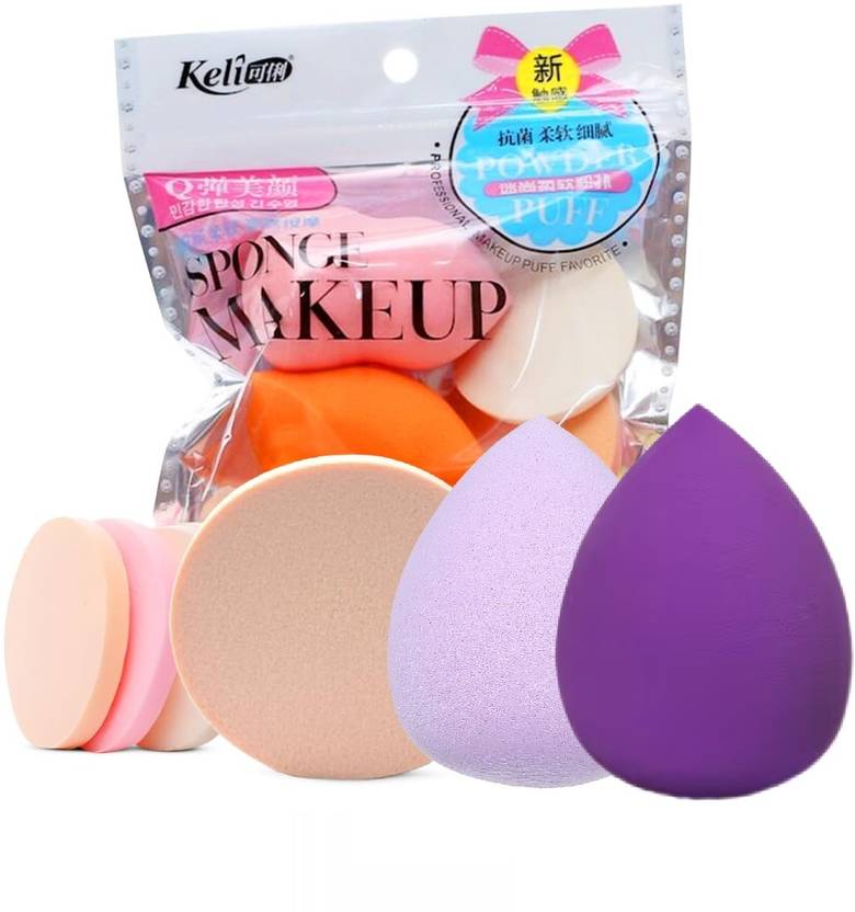 house of common Multicolor Makeup Sponge Packet, Beauty Blender-Perfect Blending Makeup Pack 1